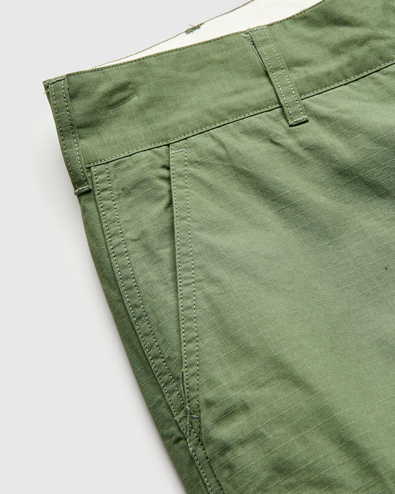 Cotton Ripstop FA Flight Cargo Pants in Olive