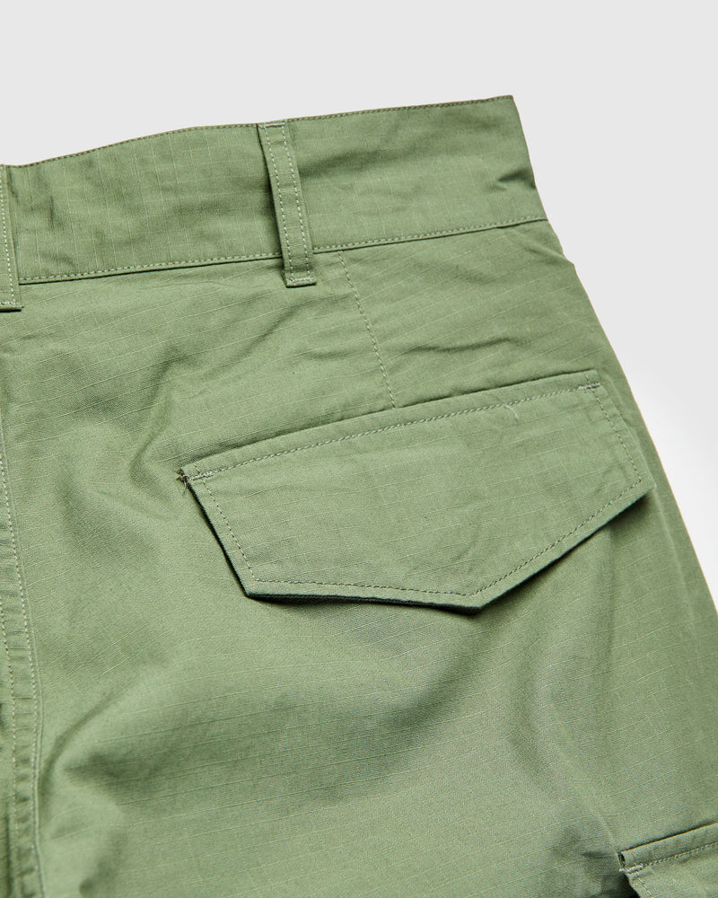 Cotton Ripstop FA Flight Cargo Pants in Olive