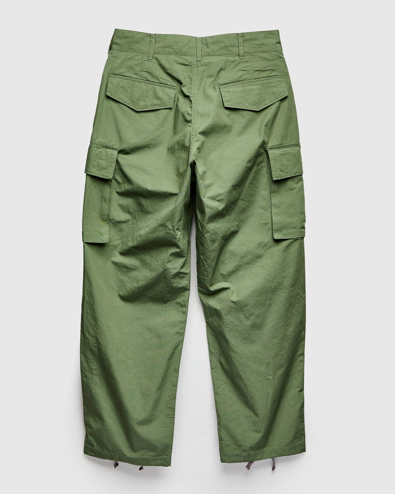 Cotton Ripstop FA Flight Cargo Pants in Olive