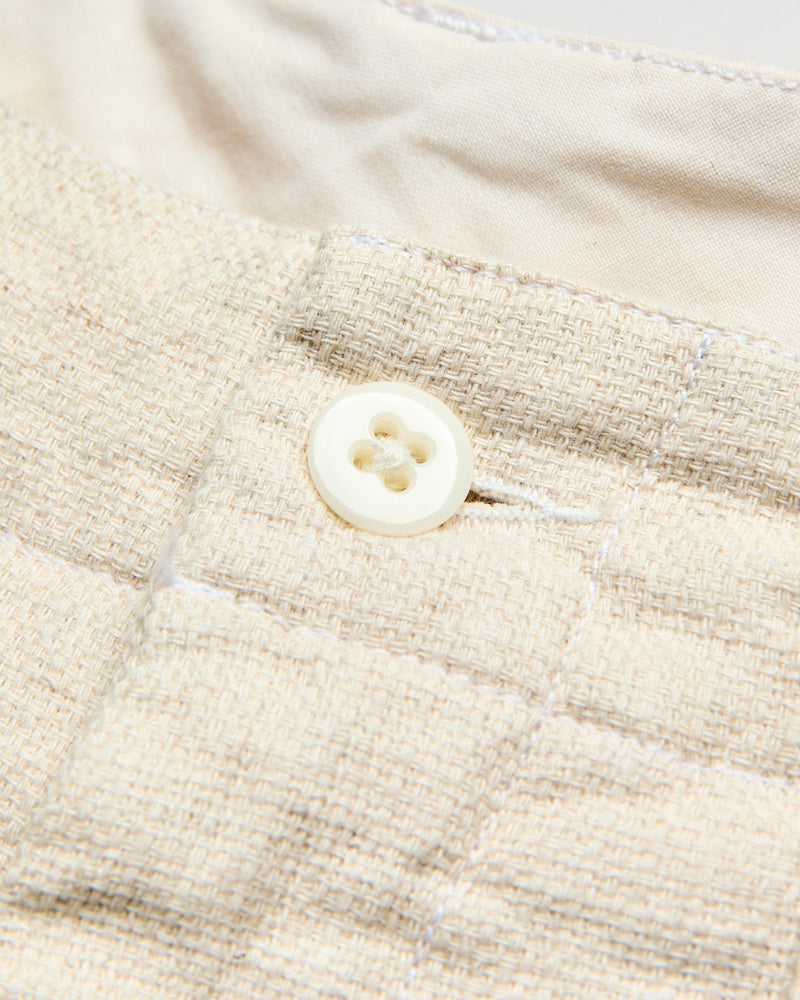 Fatigue Pants in Natural Cotton Linen Java Cloth