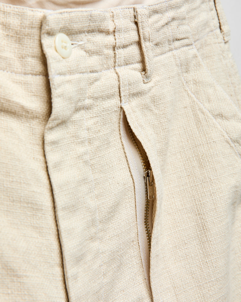Fatigue Pants in Natural Cotton Linen Java Cloth
