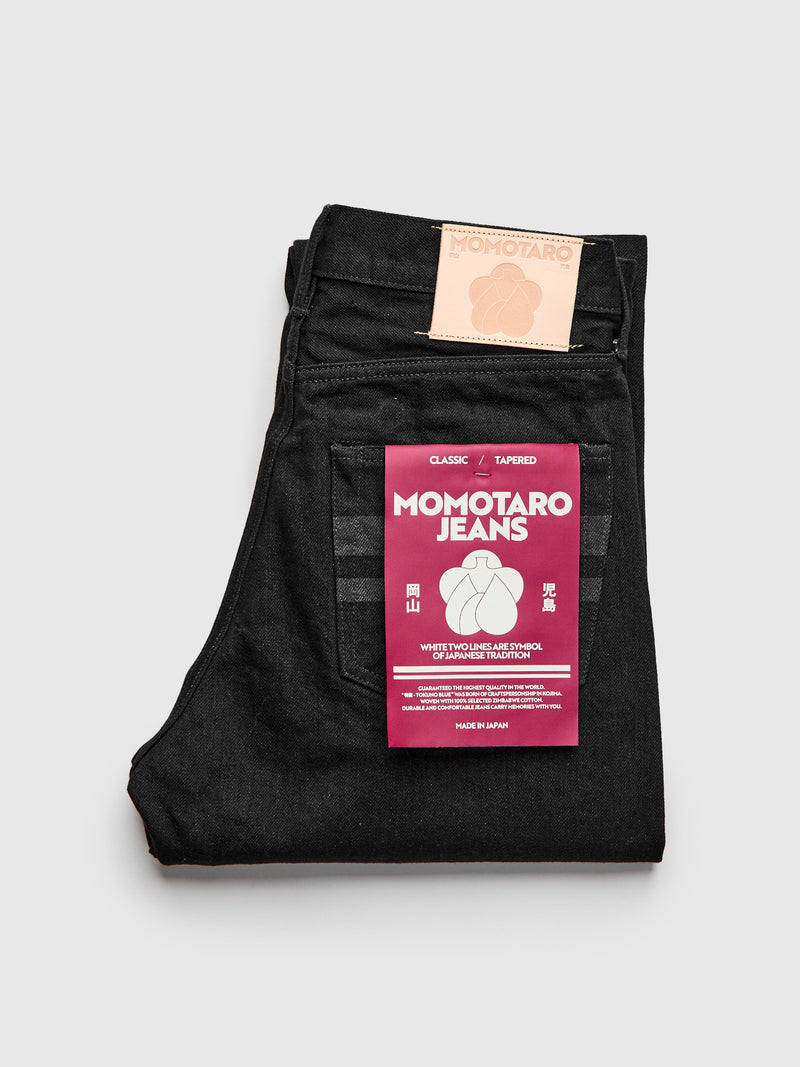 MMJZ1201 "Classic" 15.7oz Black Selvedge Denim - Tapered Fit
