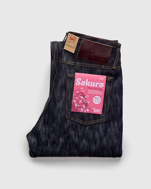 "Sakura Slub" 16.5oz Slub Selvedge Denim - True Guy Fit