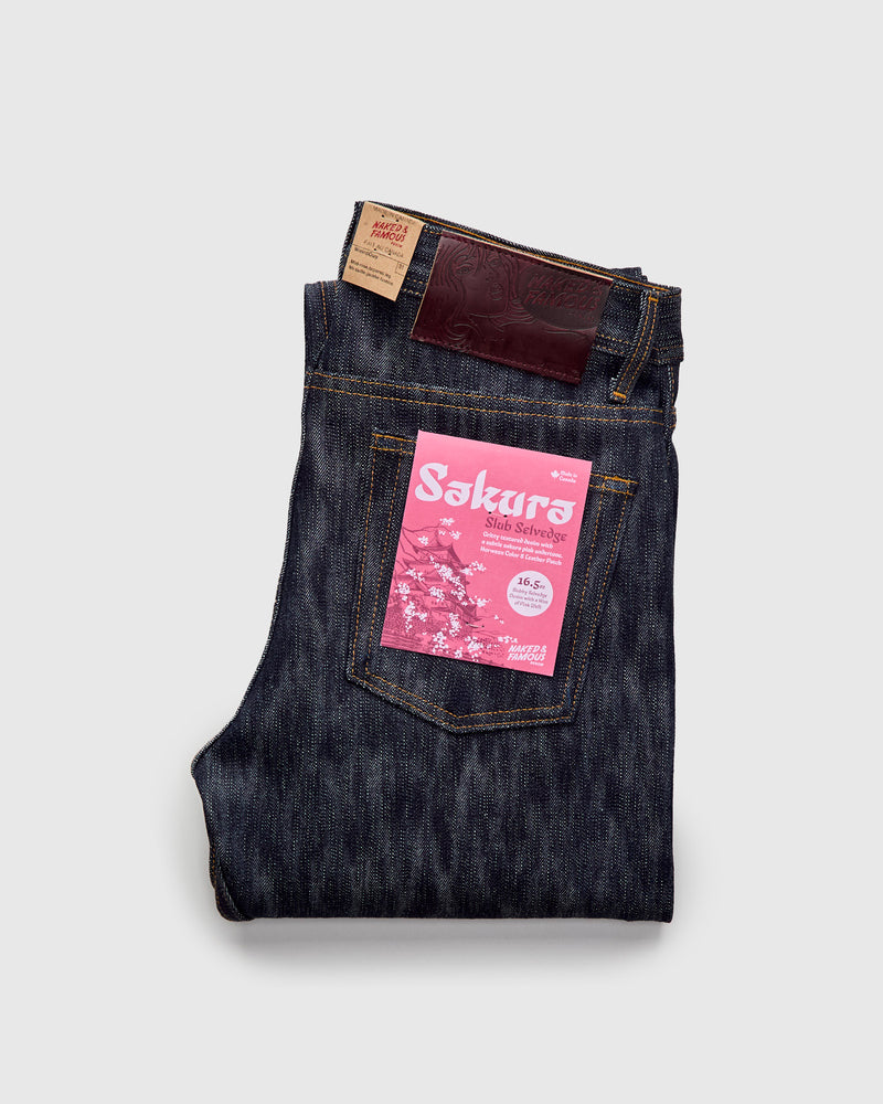 "Sakura Slub" 16.5oz Slub Selvedge Denim - Weird Guy Fit