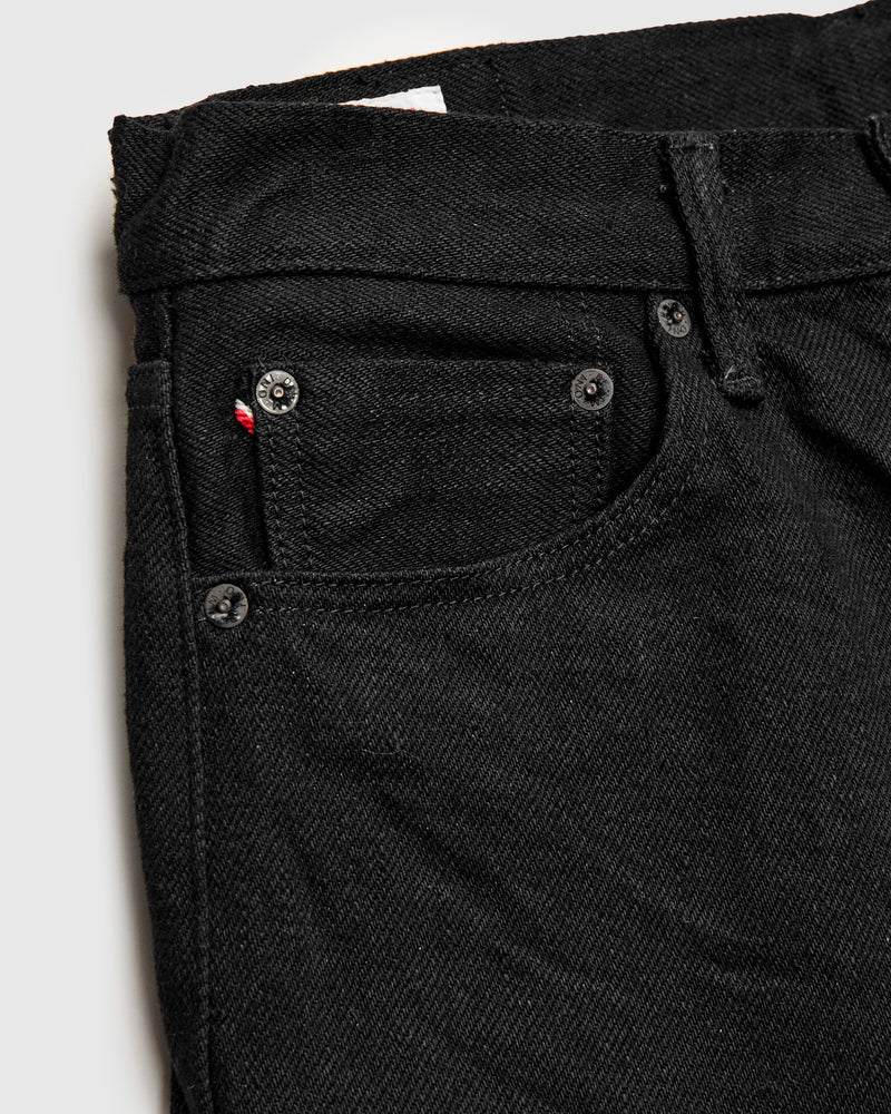 288ZR-BKBK "Secret Black" 20oz Selvedge Denim - Classic Straight Fit