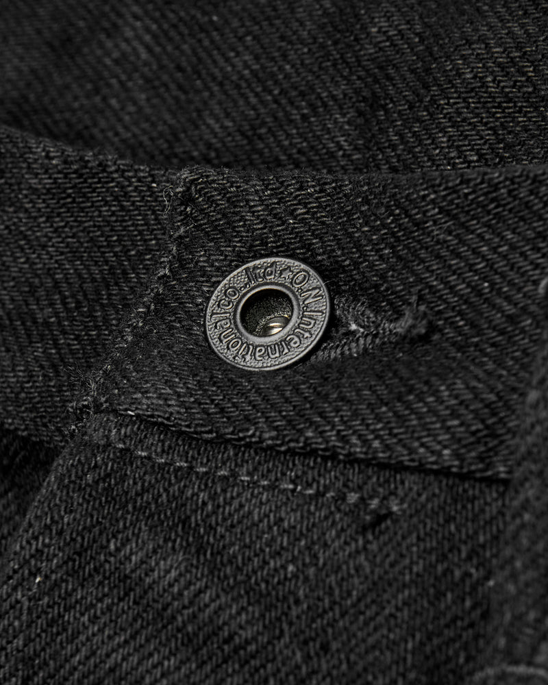 288ZR-BKBK "Secret Black" 20oz Selvedge Denim - Classic Straight Fit