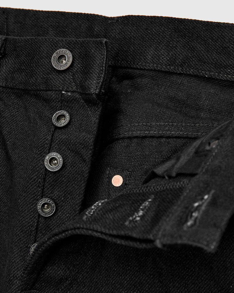288ZR-BKBK "Secret Black" 20oz Selvedge Denim - Classic Straight Fit