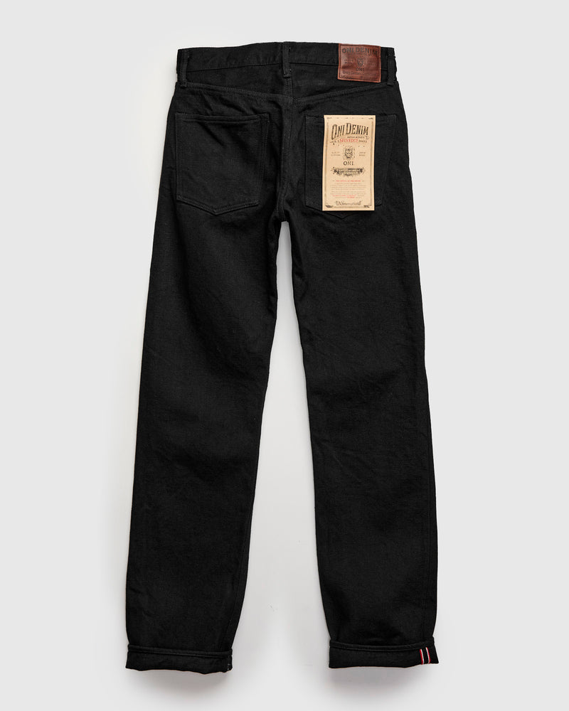288ZR-BKBK "Secret Black" 20oz Selvedge Denim - Classic Straight Fit