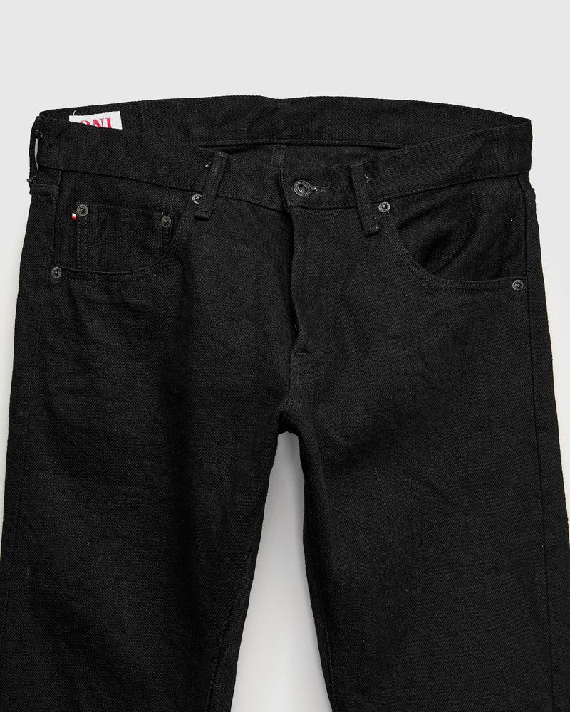 622ZR-BKBK "Secret Black" 20oz Selvedge Denim - Relaxed Tapered Fit