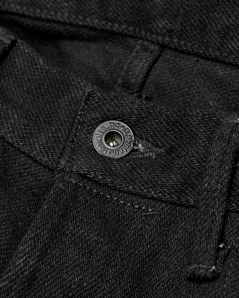 622ZR-BKBK "Secret Black" 20oz Selvedge Denim - Relaxed Tapered Fit