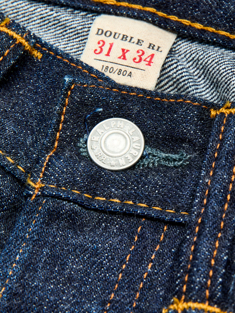 "East-West" 16oz Rinsed Selvedge Denim - Vintage 5-Pocket Full Straight Fit