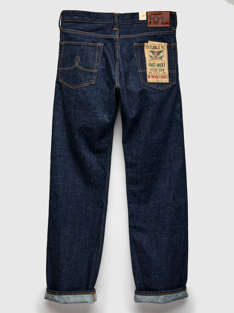 "East-West" 16oz Rinsed Selvedge Denim - Vintage 5-Pocket Full Straight Fit