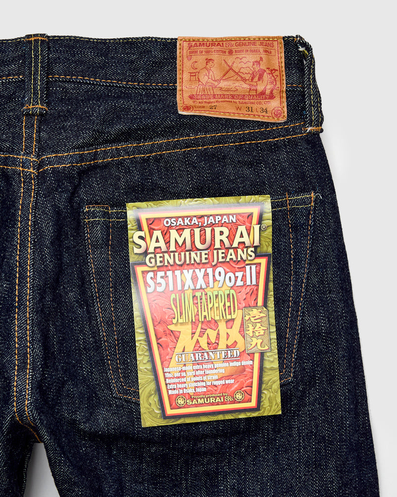 S511XX19ozII "Kiwami II" 19oz Selvedge Denim - Slim Tapered Fit