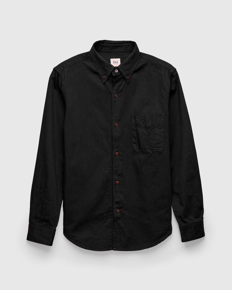 6oz Twill Workshirt in Black