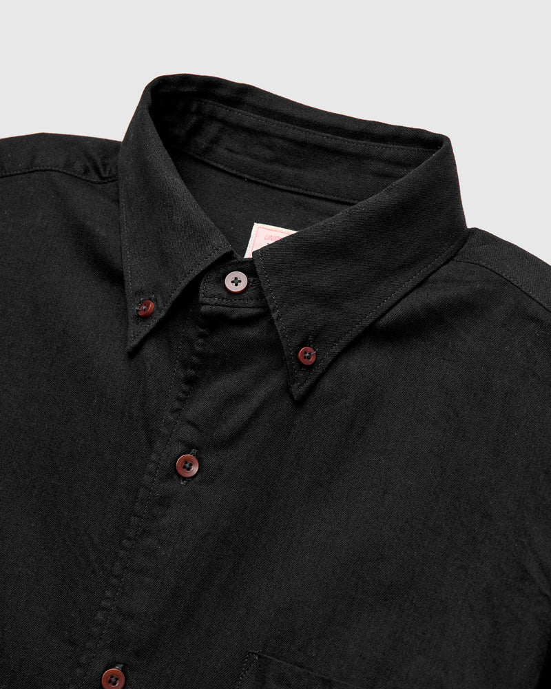 6oz Twill Workshirt in Black