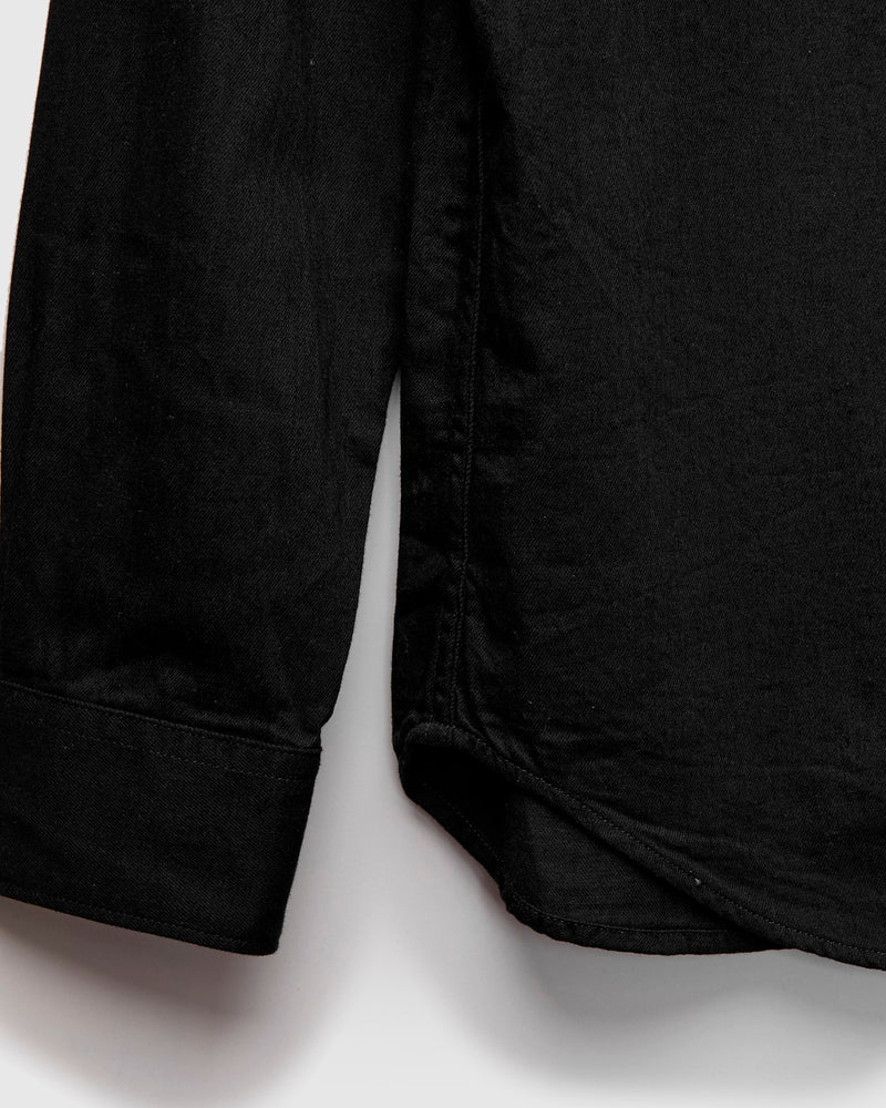 6oz Twill Workshirt in Black