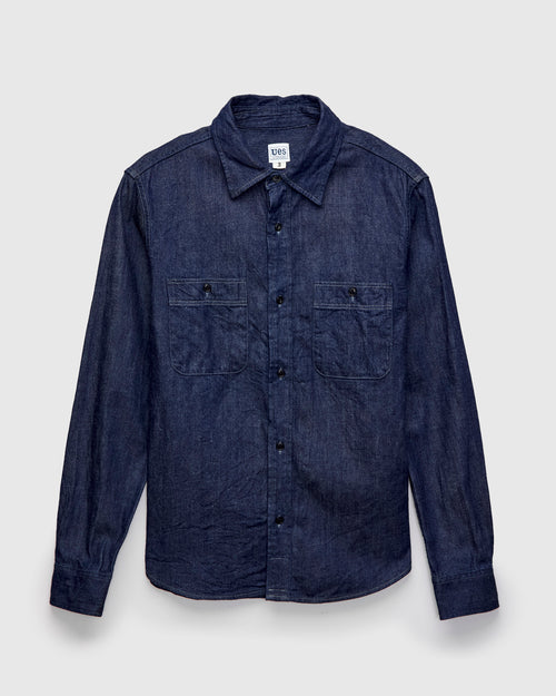 9oz Denim Workshirt in Indigo