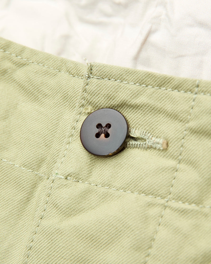 Wide Chino Pants in Light Green
