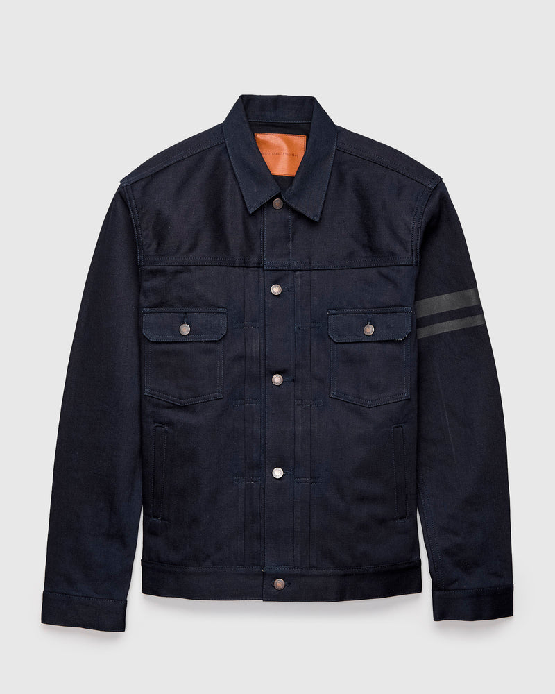 BOM018-J "Grand Indigo – Midnight Edition" 14oz Selvedge Denim Jacket
