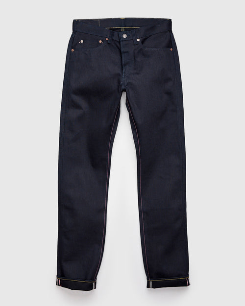 BOM018-N "Grand Indigo – Midnight Edition" 14oz Selvedge Denim - Natural Tapered Fit