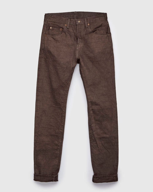 BOS211XX-KU "Shizen" 18oz Kuri Chestnut Selvedge Denim - Relaxed Tapered Fit