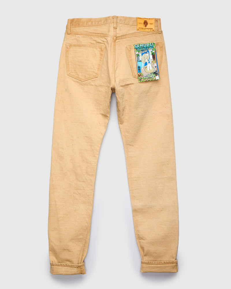 BOS211XX-SH "Shizen" 18oz Shibuki Chestnut Selvedge Denim - Relaxed Tapered Fit