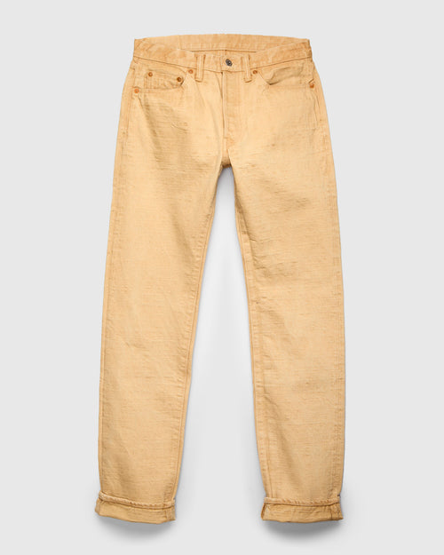 BOS710XX-SH "Shizen" 18oz Shibuki Chestnut Selvedge Denim - Slim Straight Fit