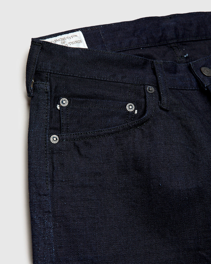 BO-001 "Sumi G3" 14oz Selvedge Denim - Regular Straight Fit