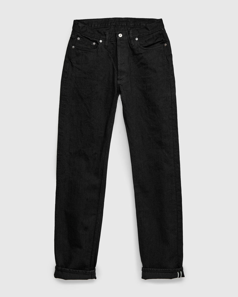 CS-220xk "Black Kibata" 13.25oz Rinsed Selvedge Denim - Classic Straight Fit