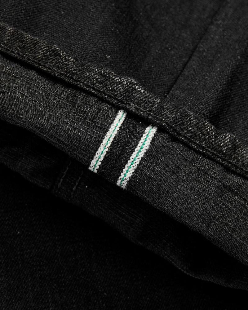 CS-220xk "Black Kibata" 13.25oz Rinsed Selvedge Denim - Classic Straight Fit
