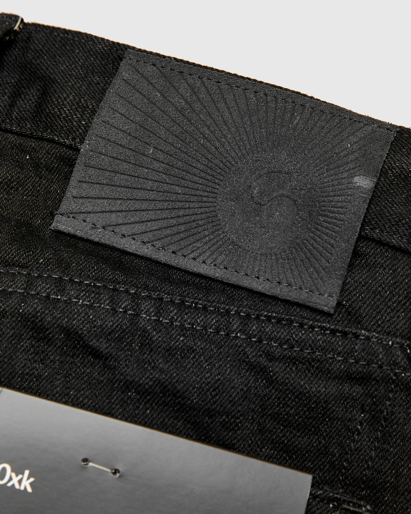 CS-220xk "Black Kibata" 13.25oz Rinsed Selvedge Denim - Classic Straight Fit