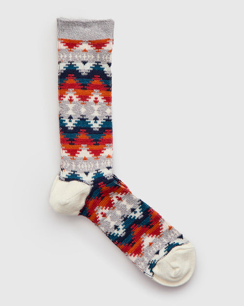 Apache Crew Sock in Beige
