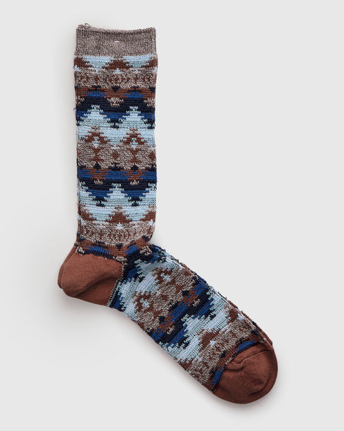 Apache Crew Sock in Brown
