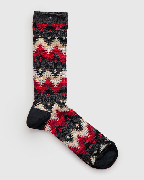Apache Crew Sock in Charcoal