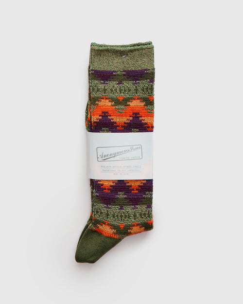 Apache Crew Sock in Sage