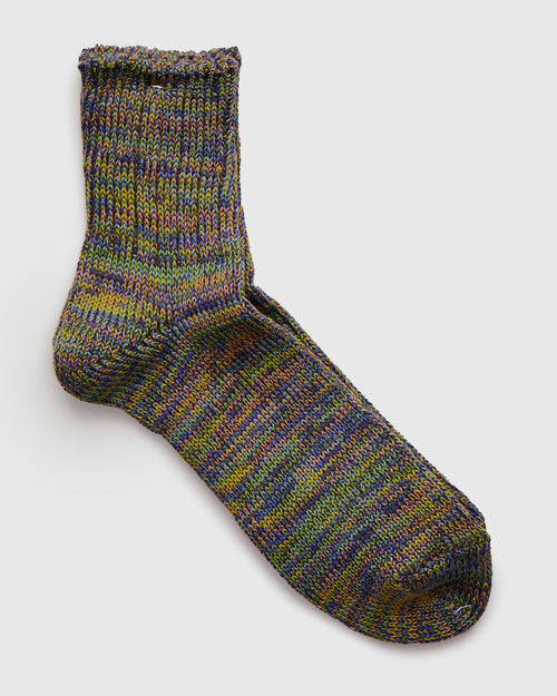 Melange Quarter Length Sock in Bayou