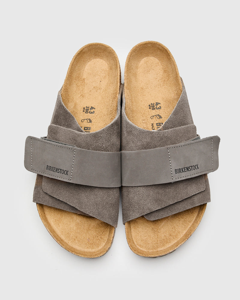 Kyoto Sandal in Concrete Grey Suede
