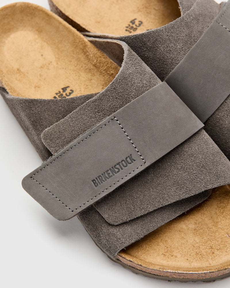 Kyoto Sandal in Concrete Grey Suede