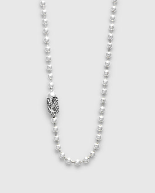 Goosebumps Poplock Necklace in Sterling Silver