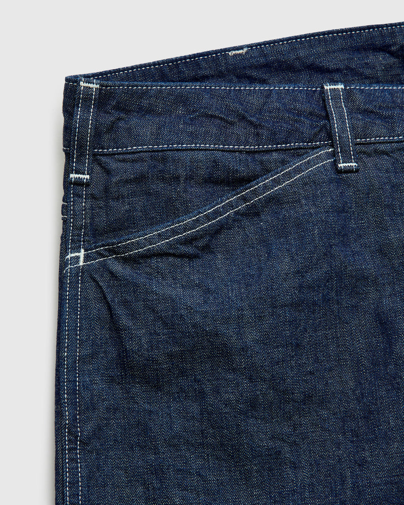 10oz Denim Wide Carpenter Pants in Indigo
