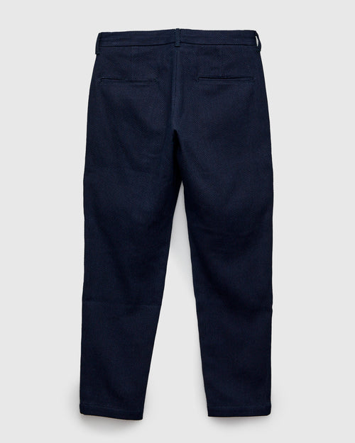 11oz Sashiko Easy Tapered Pants in Indigo