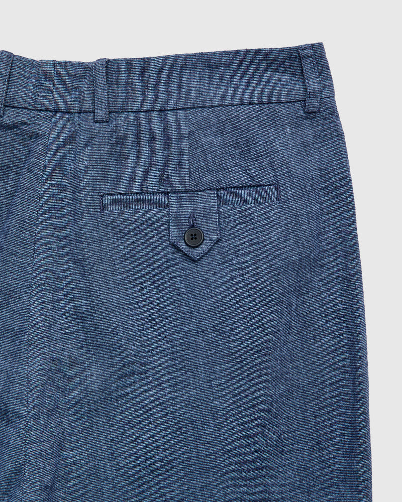Wick Trouser in Indigo Linen Marl