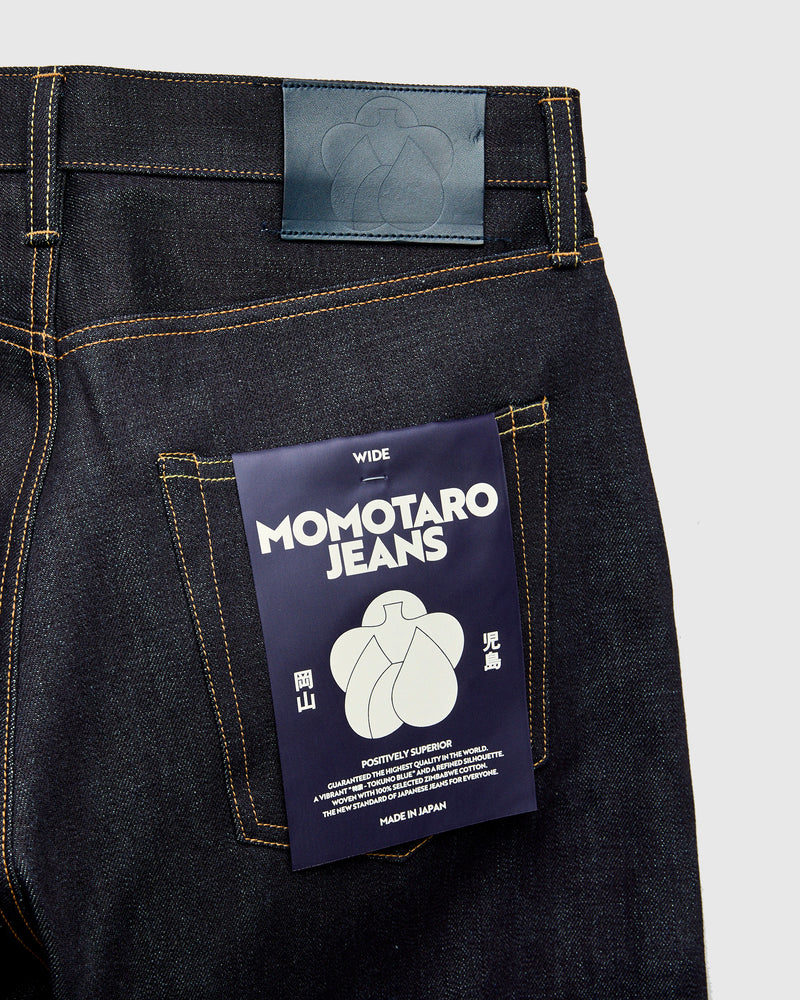 MMJB0400 "Standard" 14.7oz Indigo Selvedge Denim - Wide Fit