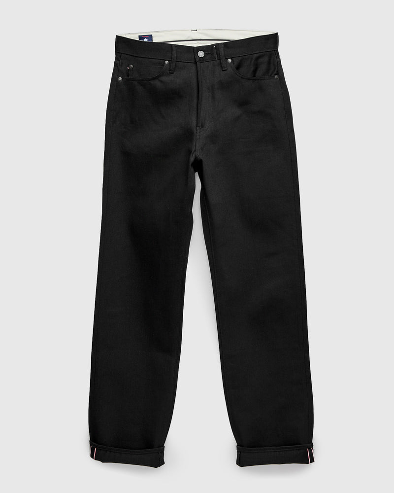 MMJZ1100 "Standard" 14.7oz Black Selvedge Denim - Straight Fit