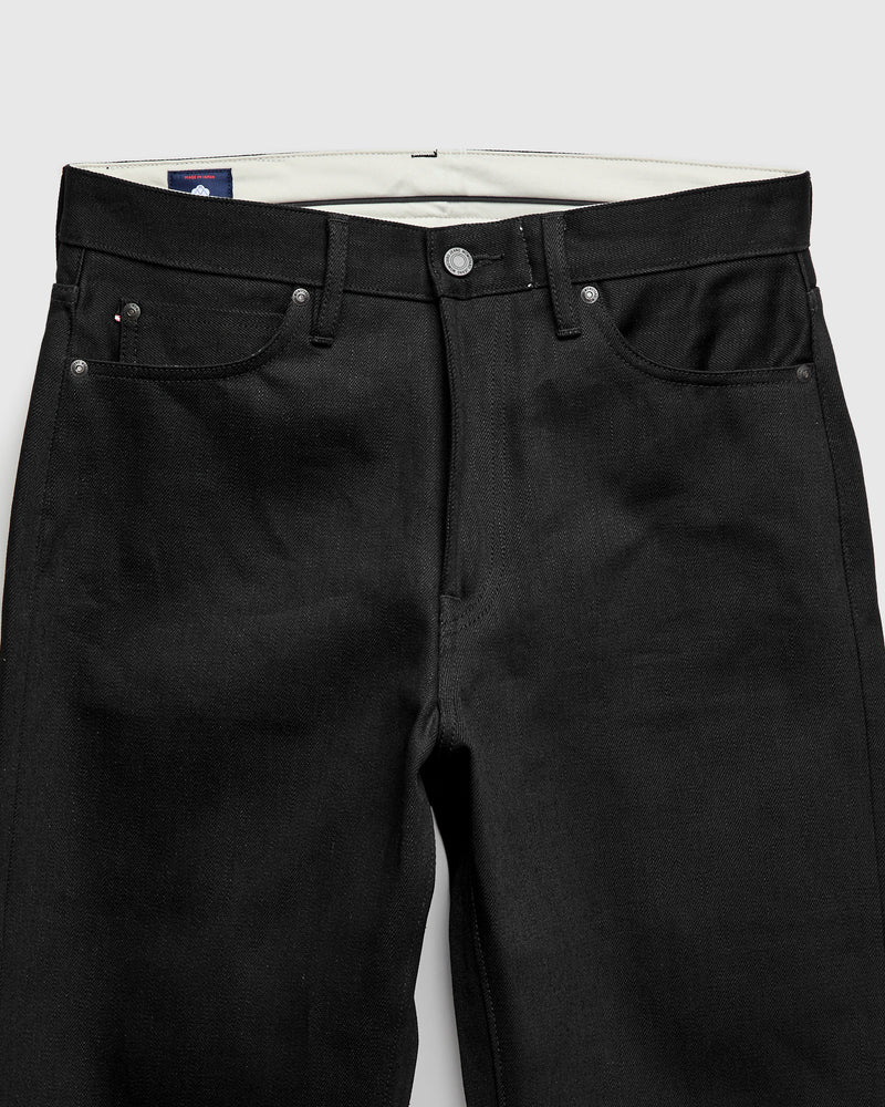 MMJZ1100 "Standard" 14.7oz Black Selvedge Denim - Straight Fit