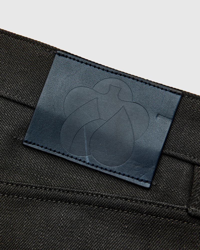 MMJZ1100 "Standard" 14.7oz Black Selvedge Denim - Straight Fit