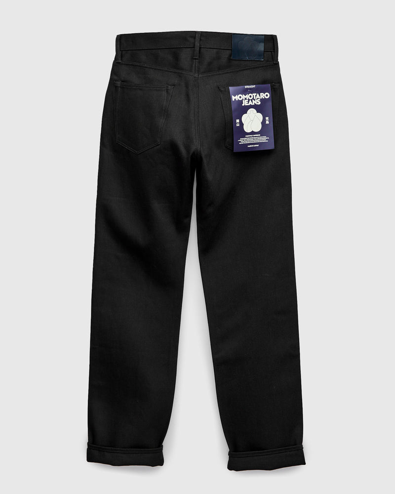 MMJZ1100 "Standard" 14.7oz Black Selvedge Denim - Straight Fit