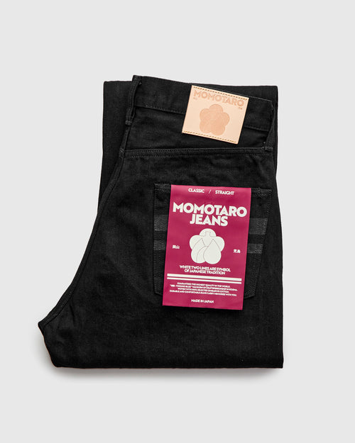 MMJZ1101 "Classic" 15.7oz Black Selvedge Denim - Straight Fit