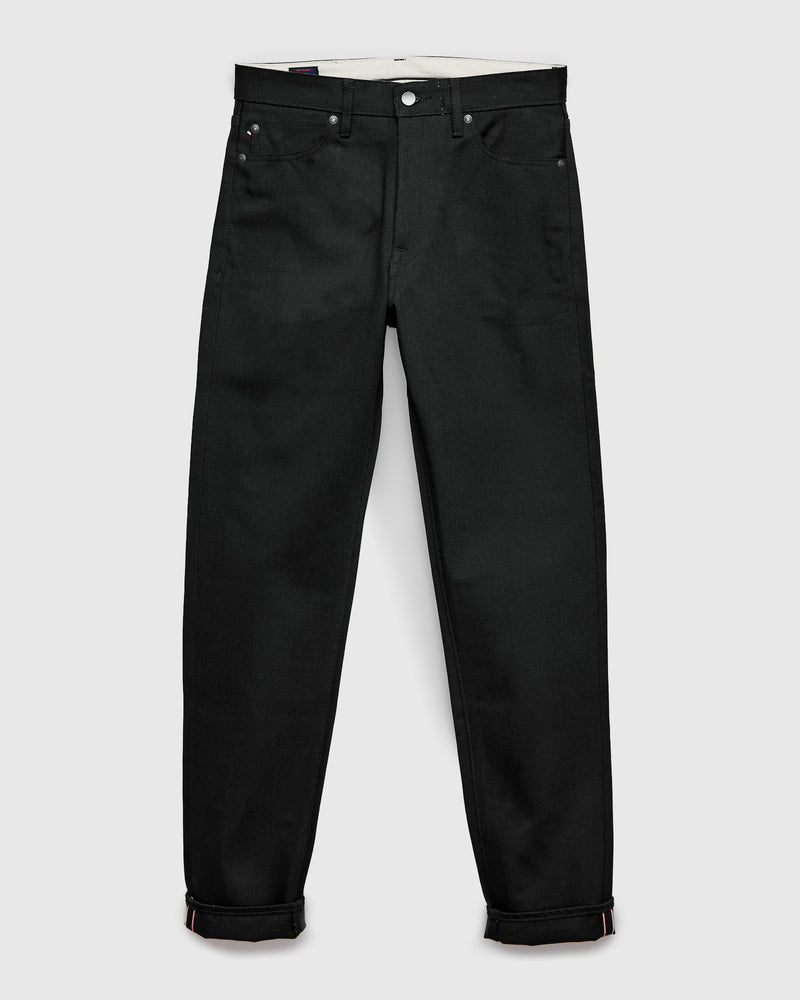 MMJZ1200 "Standard" 14.7oz Black Selvedge Denim - Tapered Fit