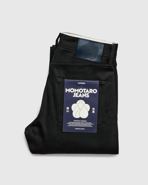 MMJZ1200 "Standard" 14.7oz Black Selvedge Denim - Tapered Fit
